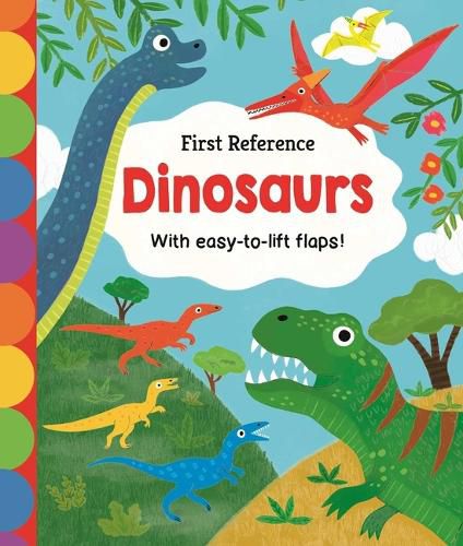Cover image for My First Lift-The-Flap Dinosaur Book