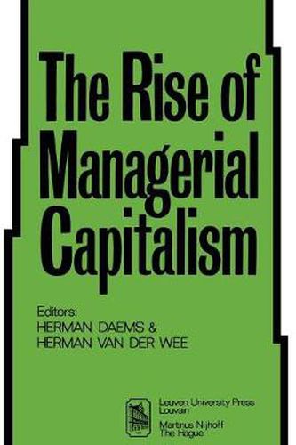 Cover image for The Rise of Managerial Capitalism