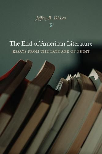 Cover image for The End of American Literature: Essays from the Late Age of Print