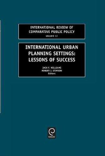 Cover image for International Urban Planning Settings: Lessons of Success