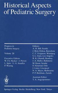 Cover image for Historical Aspects of Pediatric Surgery
