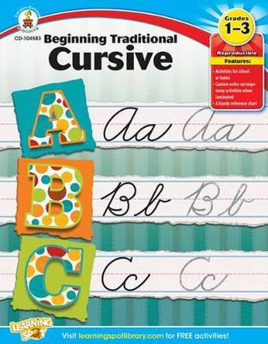 Cover image for Beginning Traditional Cursive, Grades 1 - 3