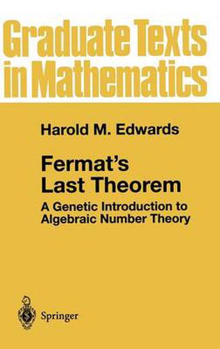 Cover image for Fermat's Last Theorem: A Genetic Introduction to Algebraic Number Theory