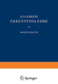 Cover image for Allgemeine Erkenntnislehre