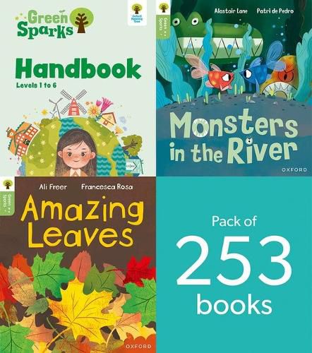 Cover image for Oxford Reading Tree Green Sparks: Level 1 to Level 6 Super Easy Buy Pack
