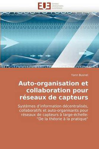 Cover image for Auto-Organisation Et Collaboration Pour Rseaux de Capteurs