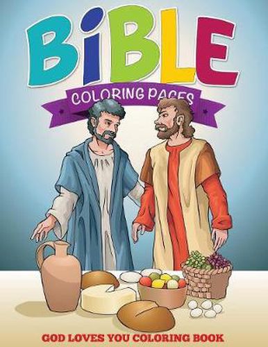 Cover image for Bible Coloring Pages (God Loves You Coloring Book)