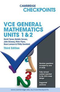 Cover image for Cambridge Checkpoints VCE General Mathematics Units 1 and 2