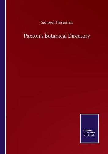 Cover image for Paxton's Botanical Directory