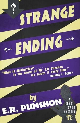 Cover image for Strange Ending: A Bobby Owen Mystery