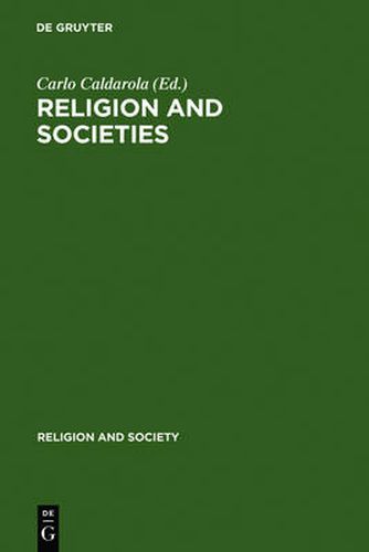 Cover image for Religion and Societies: Asia and the Middle East