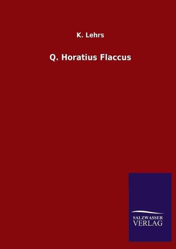 Cover image for Q. Horatius Flaccus