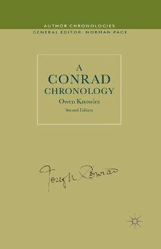 Cover image for A Conrad Chronology