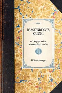 Cover image for Brackenridge's Journal: Reprint of the 2D Edition (Baltimore, 1816)