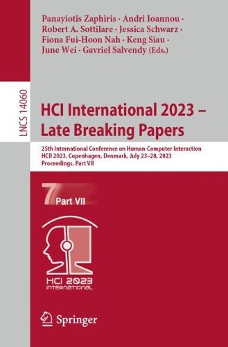 Cover image for HCI International 2023 - Late Breaking Papers