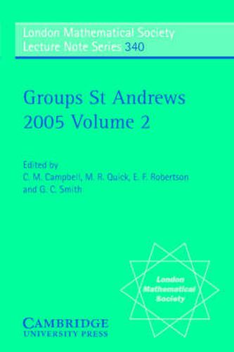 Cover image for Groups St Andrews 2005: Volume 2