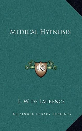 Cover image for Medical Hypnosis