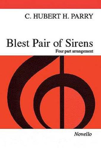 Cover image for Blest Pair Of Sirens (SATB)