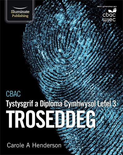 Cover image for CBAC Tystysgrif a Diploma Cymhwysol Lefel 3 Troseddeg