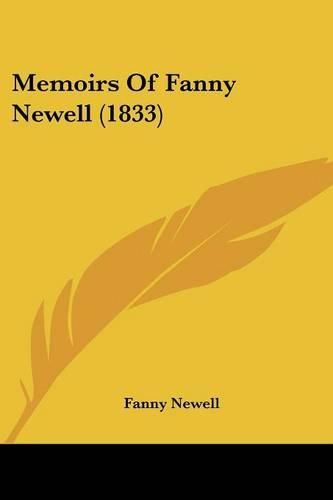 Cover image for Memoirs of Fanny Newell (1833)