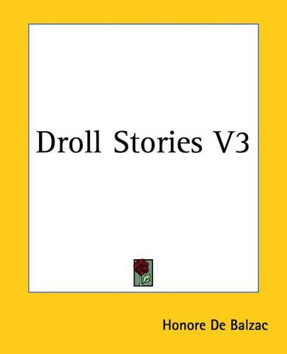 Cover image for Droll Stories V3