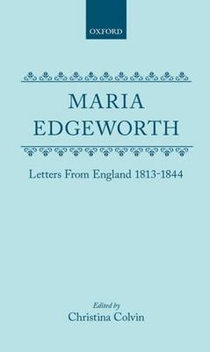 Cover image for Letters from England 1813-1844