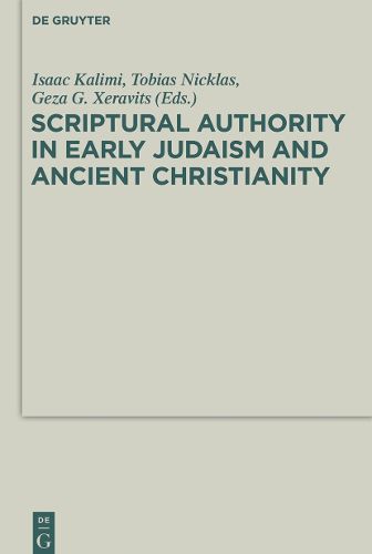 Cover image for Scriptural Authority in Early Judaism and Ancient Christianity