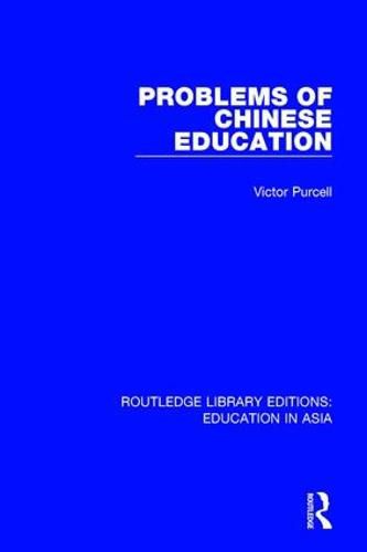 Cover image for Problems of Chinese Education