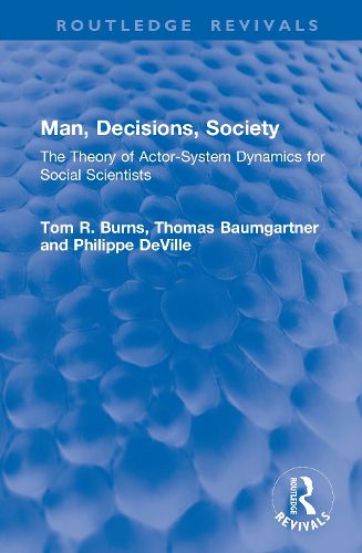 Cover image for Man, Decisions, Society