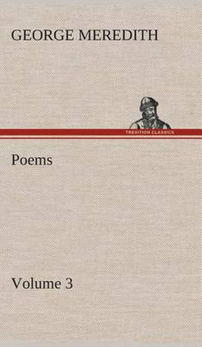 Cover image for Poems - Volume 3