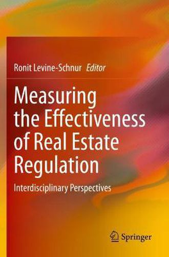 Cover image for Measuring the Effectiveness of Real Estate Regulation: Interdisciplinary Perspectives