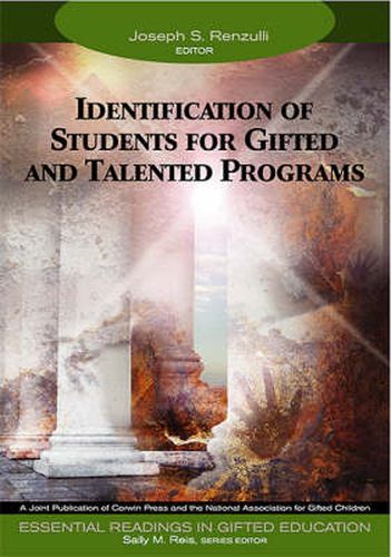 Cover image for Identification of Students for Gifted and Talented Programs