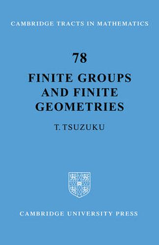 Cover image for Finite Groups and Finite Geometries