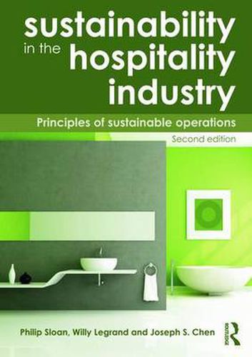 Cover image for Sustainability in the Hospitality Industry 2nd Ed: Principles of Sustainable Operations