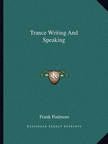 Trance Writing and Speaking