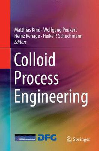 Cover image for Colloid Process Engineering