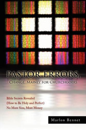 Cover image for Pastor Errors, Change, Mainly for Churchgoers