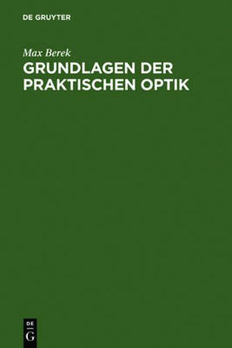 Cover image for Grundlagen der praktischen Optik
