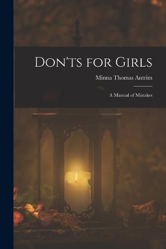 Cover image for Don'ts for Girls