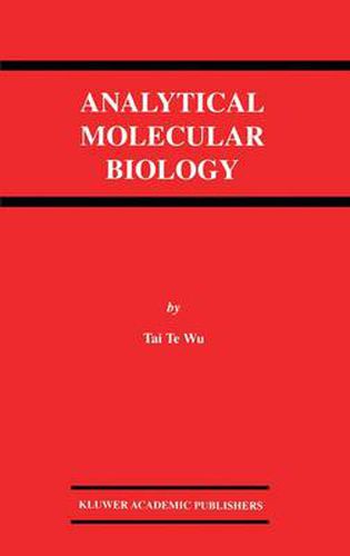 Cover image for Analytical Molecular Biology