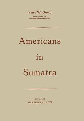 Cover image for Americans in Sumatra