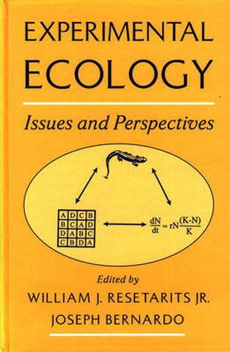 Cover image for Experimental Ecology: Issues and Perspectives