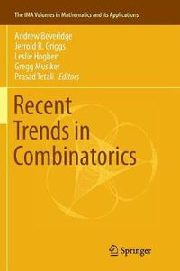 Cover image for Recent Trends in Combinatorics