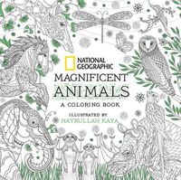 Cover image for National Geographic Magnificent Animals: Coloring Book