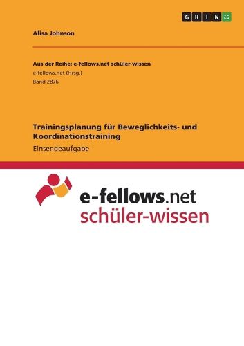 Cover image for Trainingsplanung fuer Beweglichkeits- und Koordinationstraining