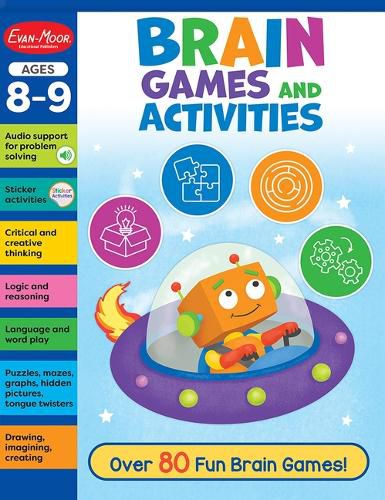 Brain Games and Activities, Ages 8 - 9 Workbook