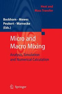 Cover image for Micro and Macro Mixing: Analysis, Simulation and Numerical Calculation