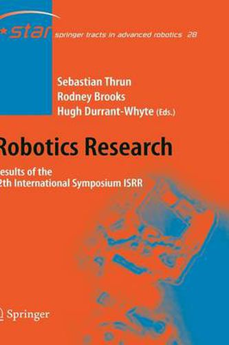 Cover image for Robotics Research: Results of the 12th International Symposium ISRR