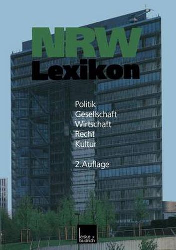 Cover image for Nrw-Lexikon: Politik. Gesellschaft. Wirtschaft. Recht. Kultur