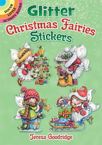 Cover image for Glitter Christmas Fairies Stickers